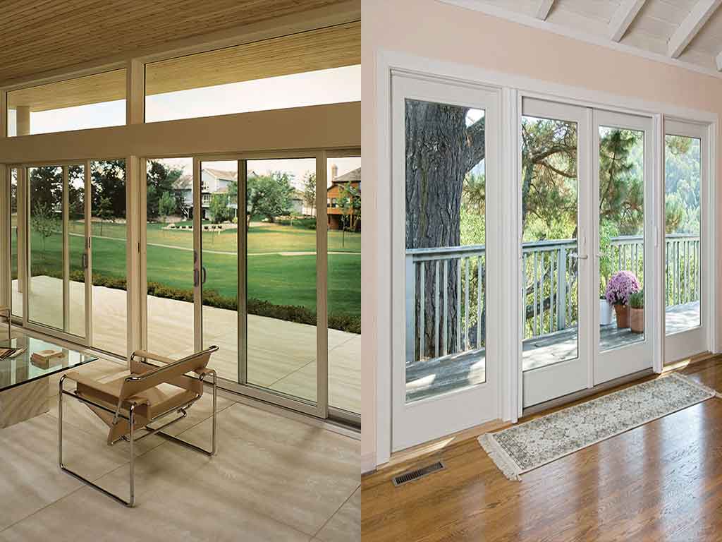 When to Use Sliding Patio or Hinged French Doors